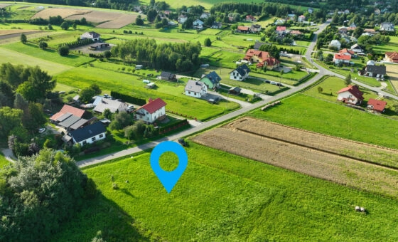 Działka z warunkami zabudowy w Humniskach