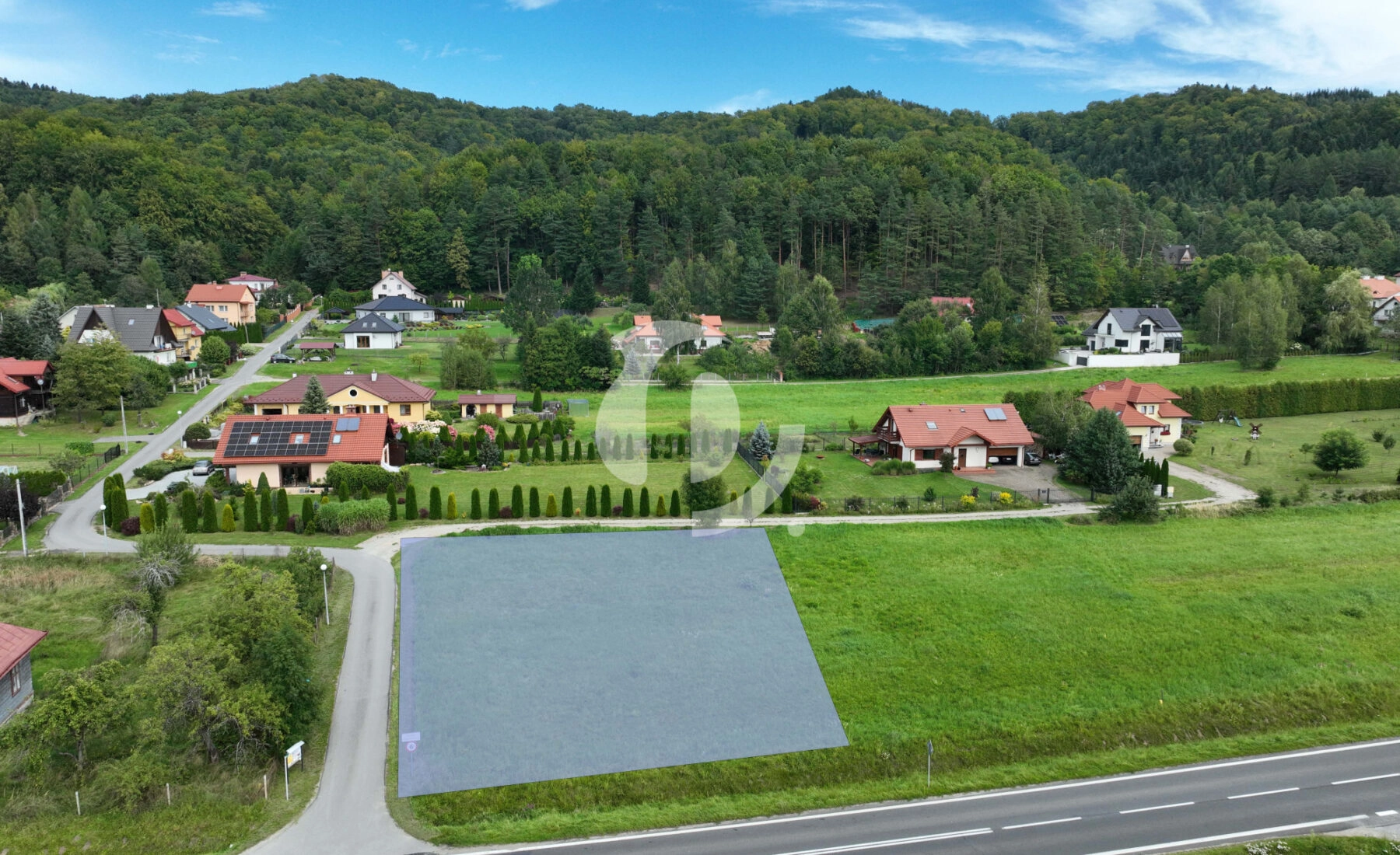 Działka rolno-budowlana 1198 m² – Bykowce