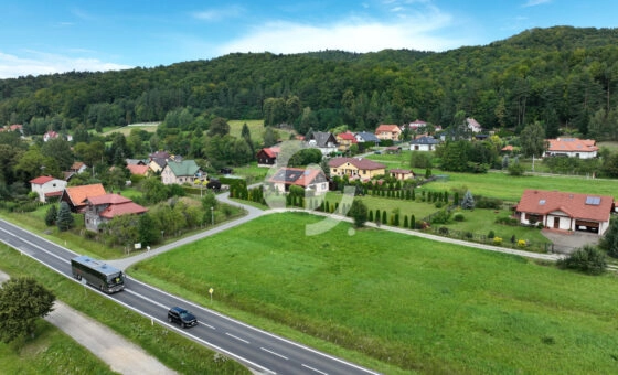 Działka rolno-budowlana 1198 m² – Bykowce