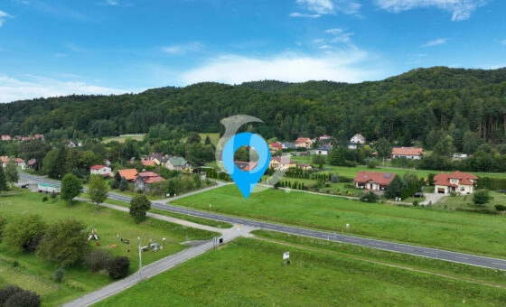 Działka rolno-budowlana 1198 m² – Bykowce