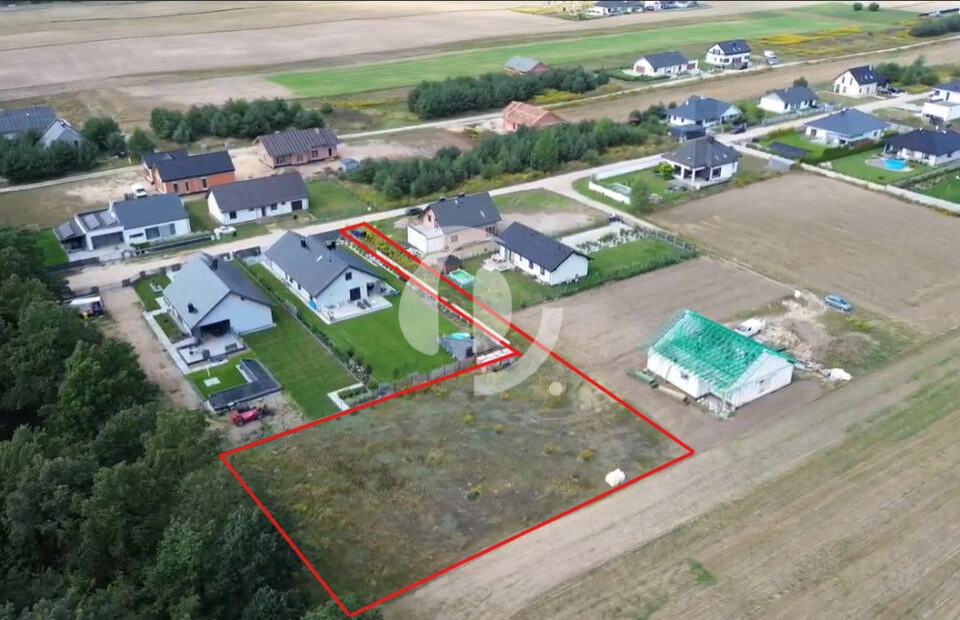 Działka budowlana przy lesie – Osiniec NOWA CENA