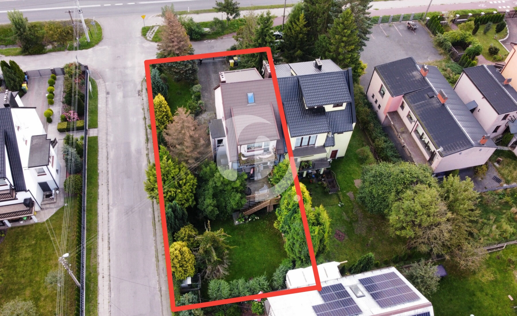 Bliźniak z dużym ogrodem w Żukowie