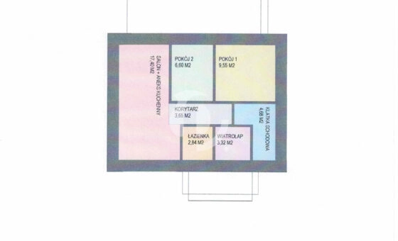 Bez prowizji - Kłaj 47 m2, 3 pok. z ogródkiem