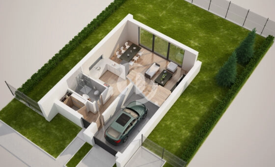 Kraków nowy dom wolnostojący z ogródkiem