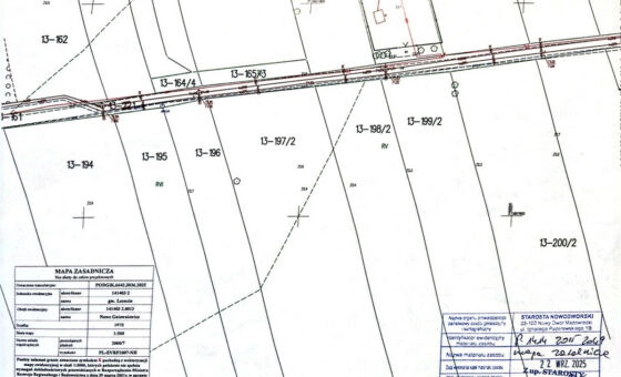 DZIAŁKA BUDOWLANA Z MPZP | 4918 m2