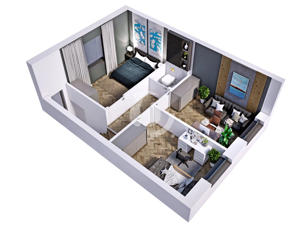 ogrzewanie podłogowe/ rolety/ 19 km do Poznania