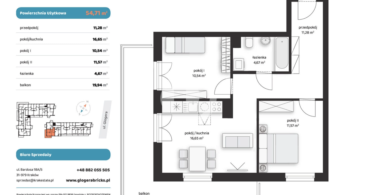 Kraków, Prądnik Biały, ul. Zygmunta Glogera