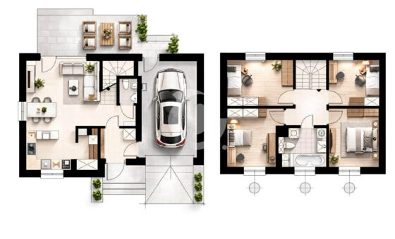 Dom jednorodzinny | 147m2 | 4 sypialnie | garaż