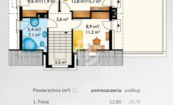 Dom w Krośnie projekt "Lara"