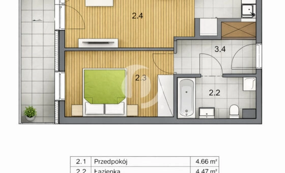 Zakrzówek 40m2 salon+ pokój + komórka i garaż