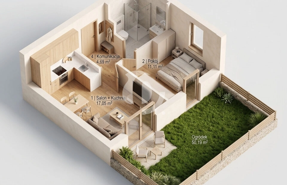 SPRAWDŹ! 2pok. 36m² | Ogródek 50 m²>Gotowe!
