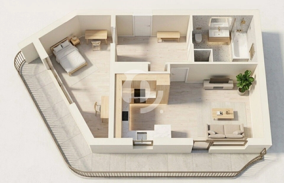 2 pokoje | balkon | Winda | 1 piętro | komórka lok