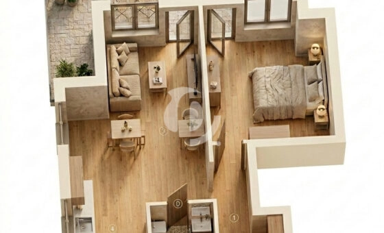 Apartament z widokiem na Tatry + duży garaż 34 m²