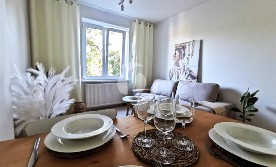 3 pokoje, 44,90m2, osobna widna kuchnia!