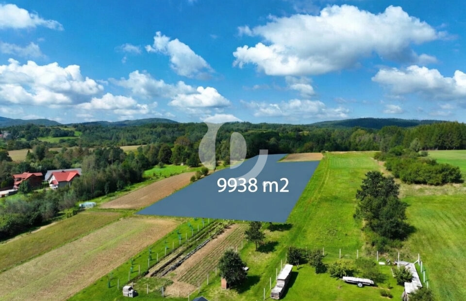 Malowniczo położona działka w Jasienicy Rosielnej