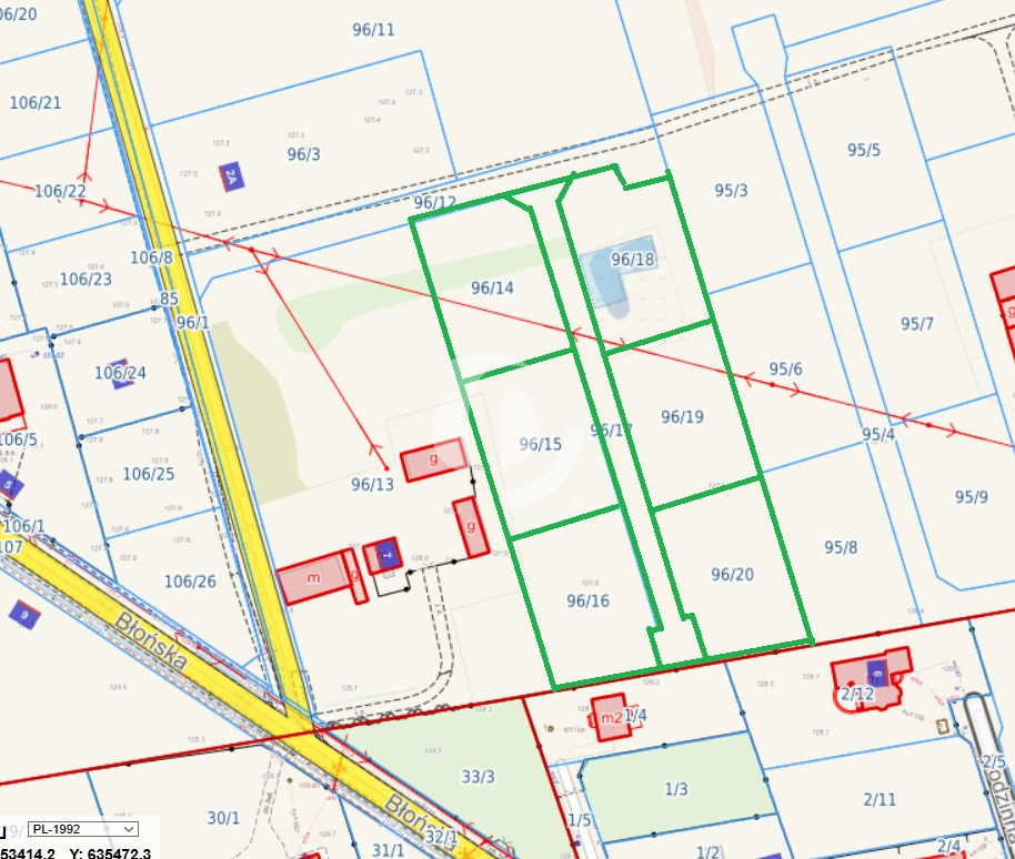 Działka budowlana | MPZP | od 1000 do 1500m2