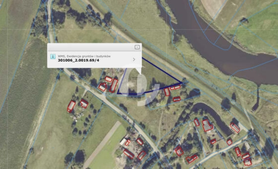 Działka budowlana–41 arów–Piersk, gm. Krzymów