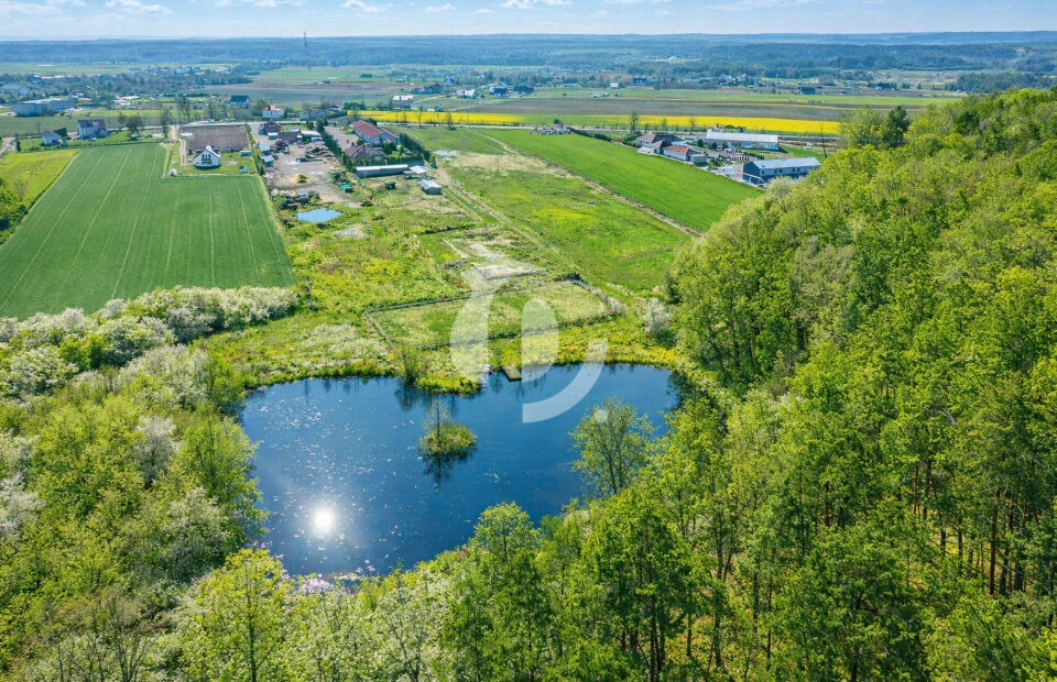 Parterowy dom, 1,6ha działka, z własnym stawem!