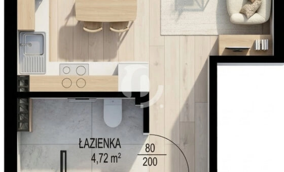 Ostatnie 2 pokoje Gotowe 43m2 ogródek taras