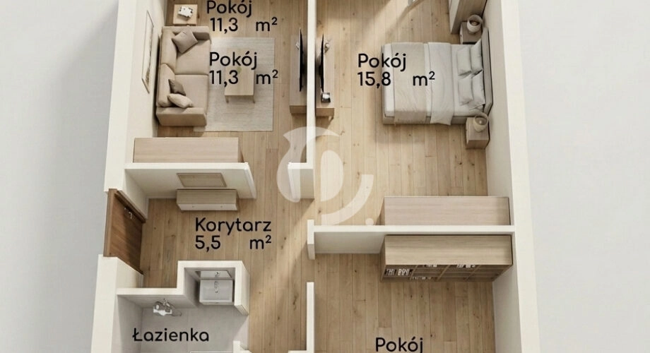 Dla studenta | pod wynajem | 3 niezleżne pokoje