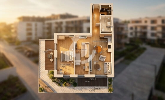 2 Tarasy z ogródkiem! 3pok 67m2| Blisko Malta!