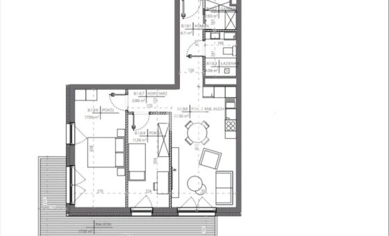Blisko Malta! 3pok 67m2| Duży balkon na zachód!