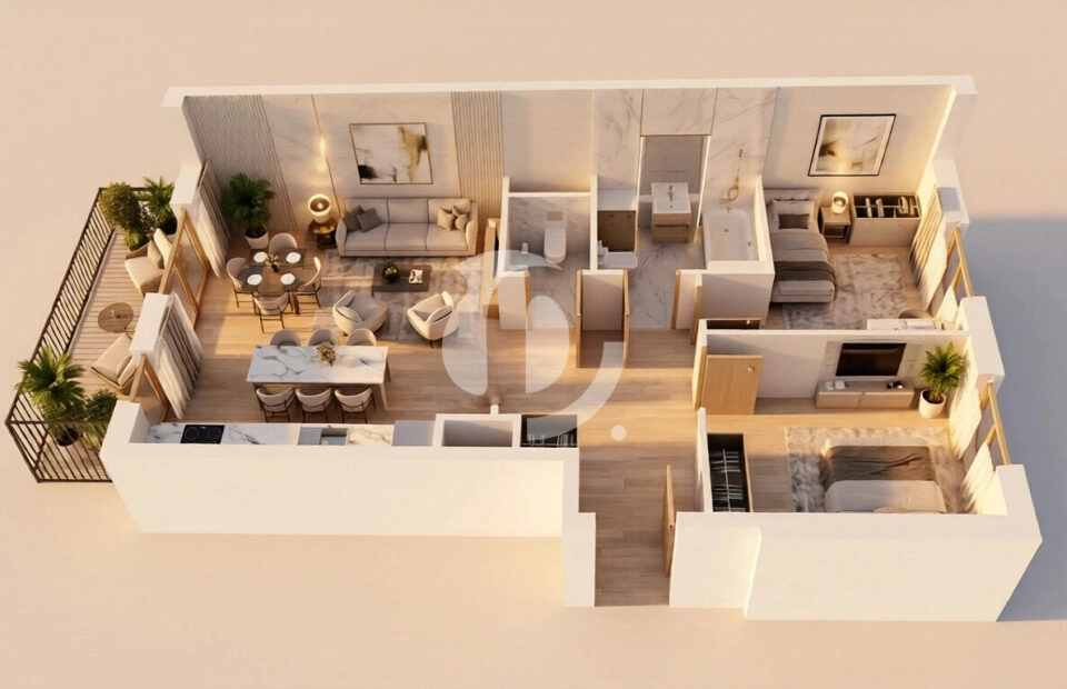 Szybko Klucze 3 pok 57m2| Duży balkon>tramwaj 1