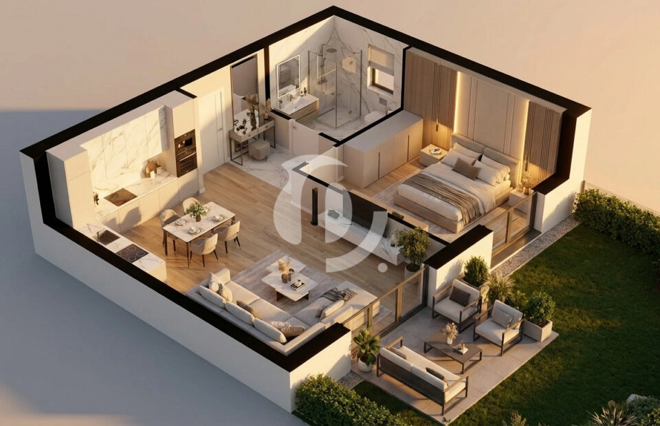 Ogródek i Taras 2pok. 41m²| 12 min Poznań!
