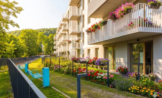 Ładne ustawne duży balkon Gdynia komunikacja SKM