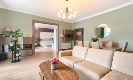 salon 30m2 z jadalnią na 10-12 osób | komfort