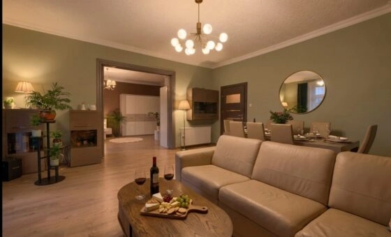 salon 30m2 z jadalnią na 10-12 osób | komfort