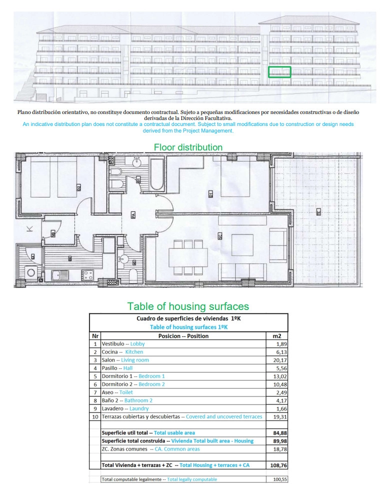 Relleu, Costa Blanca, nowy apartament 109 m2