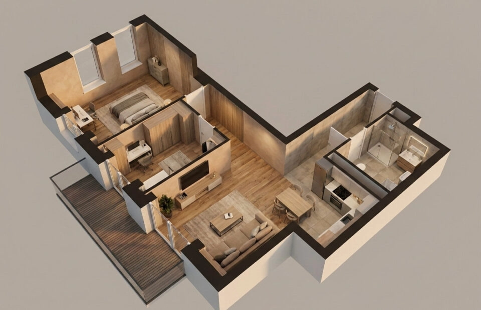 Piękny widok na miasto! 3pok 67m2|Blisko Malta!