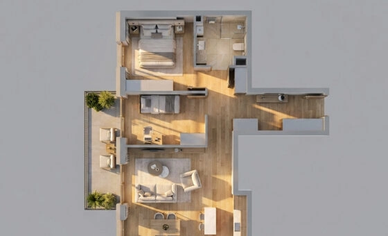 Przestronne 3pok. 71m2| Duży balkon na zachód!