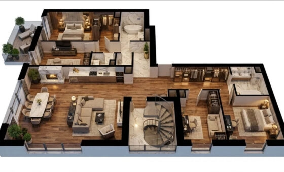 Luksusowy Penthouse | Prywatny rooftop | Centrum