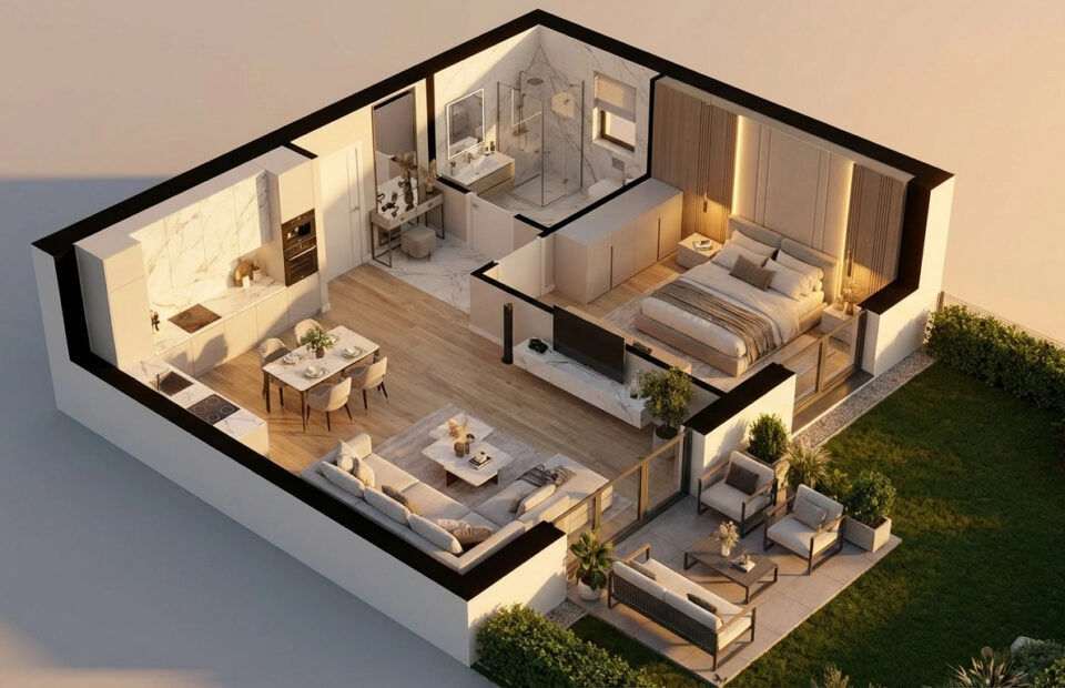 Ogródek i Taras 2pok. 41m²| 12 min Poznań!