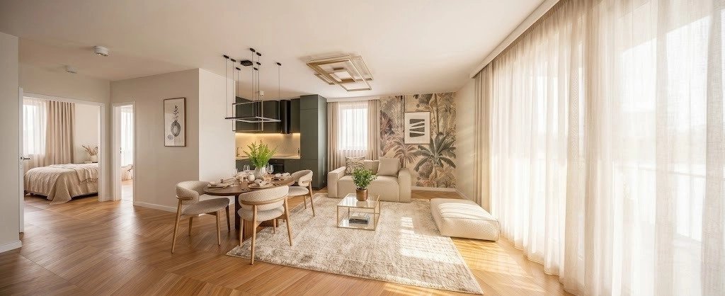 Południowe 73,71 m² 3-Stronne 2 Tarasy SKM