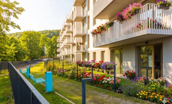 Ładne ustawne duży balkon Gdynia komunikacja SKM