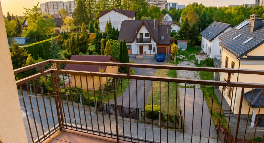54,5 m² | Duży salon | Oddzielna kuchnia | Balkon