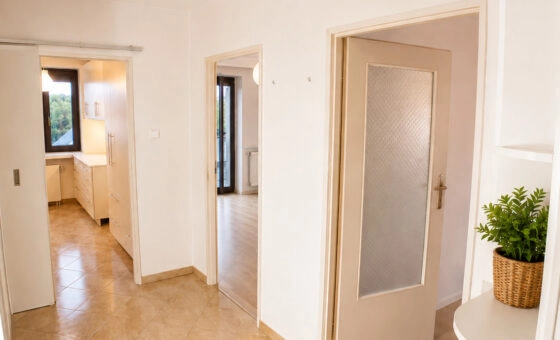 54,5 m² | Duży salon | Oddzielna kuchnia | Balkon