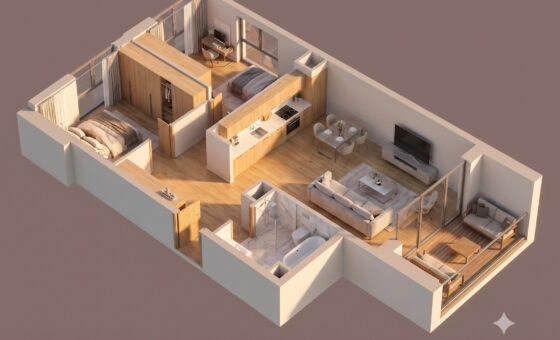 Przestronne 3pok 52m2|Loggia|blisko sklepy/tramwaj