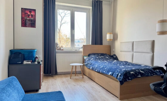 3 pokoje, 44,90m2, osobna widna kuchnia!
