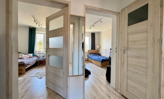 3 pokoje, 44,90m2, osobna widna kuchnia!