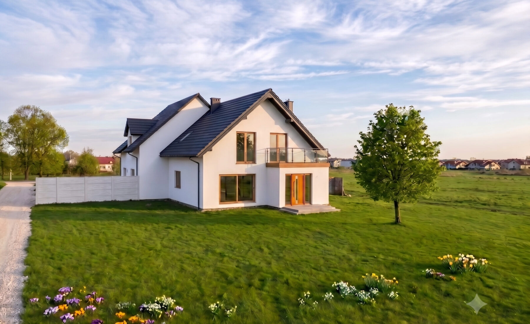 Bliźniak 120 m2 ogród 650 m2 Banino