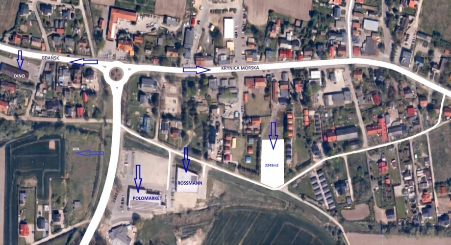 STEGNA. DZIAŁKA Z PnB GOTOWA DO ZABUDOWY 2243m2 !!