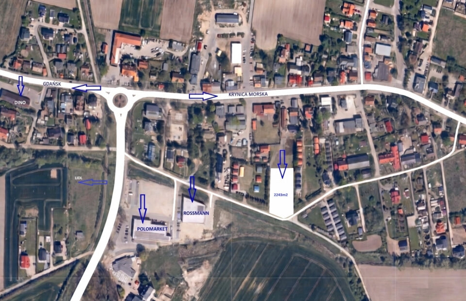 STEGNA. DZIAŁKA Z PnB GOTOWA DO ZABUDOWY 2243m2 !!