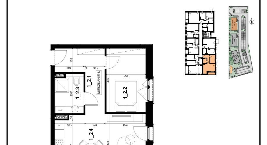 2 wygodne pokoje, balkon, parking