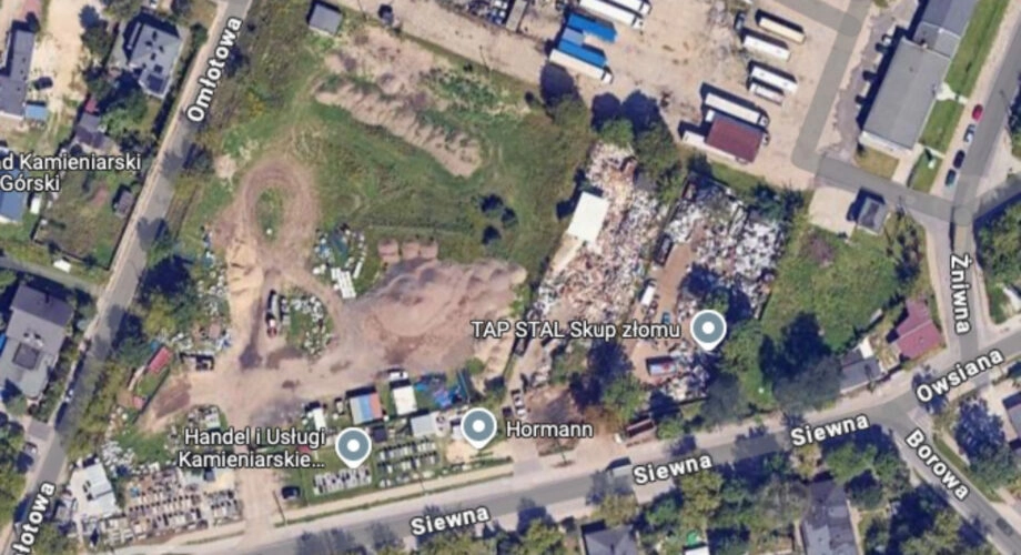 Łódź, Siewna - do wyn. ogrodzony teren 10.000 m2