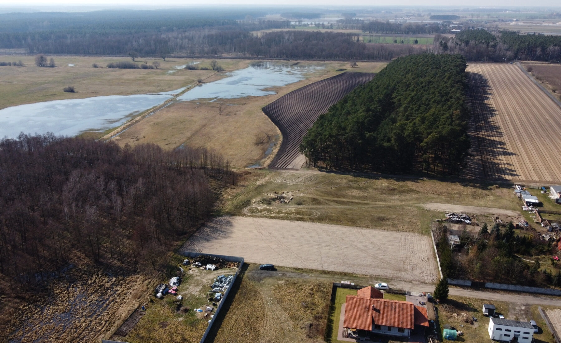 Duża działka budowlana Murzynowo Leśne