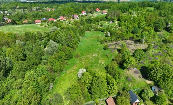 Działka przy ulicy S. Okrzei w Krośnie.